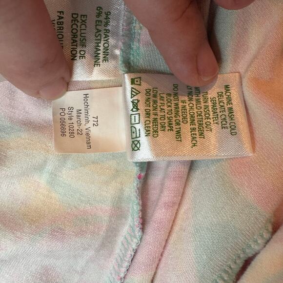 Lilly Pulitzer Fontaine Wrap Dress L Surf Blue Bonita Blooms High-Low Ruffles - Picture 5 of 5